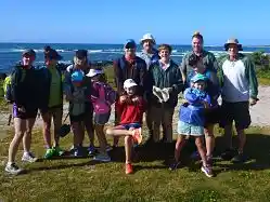 Trail group photo with John M.